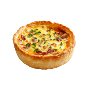 Bacon and Thyme Quiche – Whole